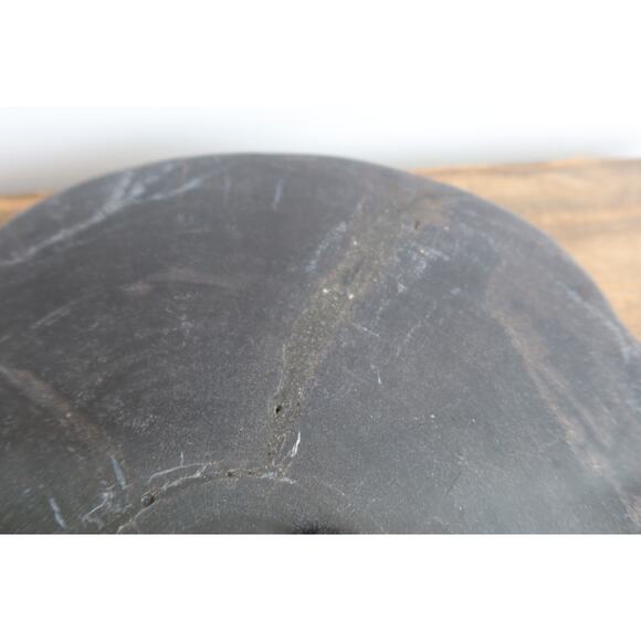 Crate & Barrel Black Petrified Wood Board Charcuterie Board Cheese Board - Picture 4 of 7